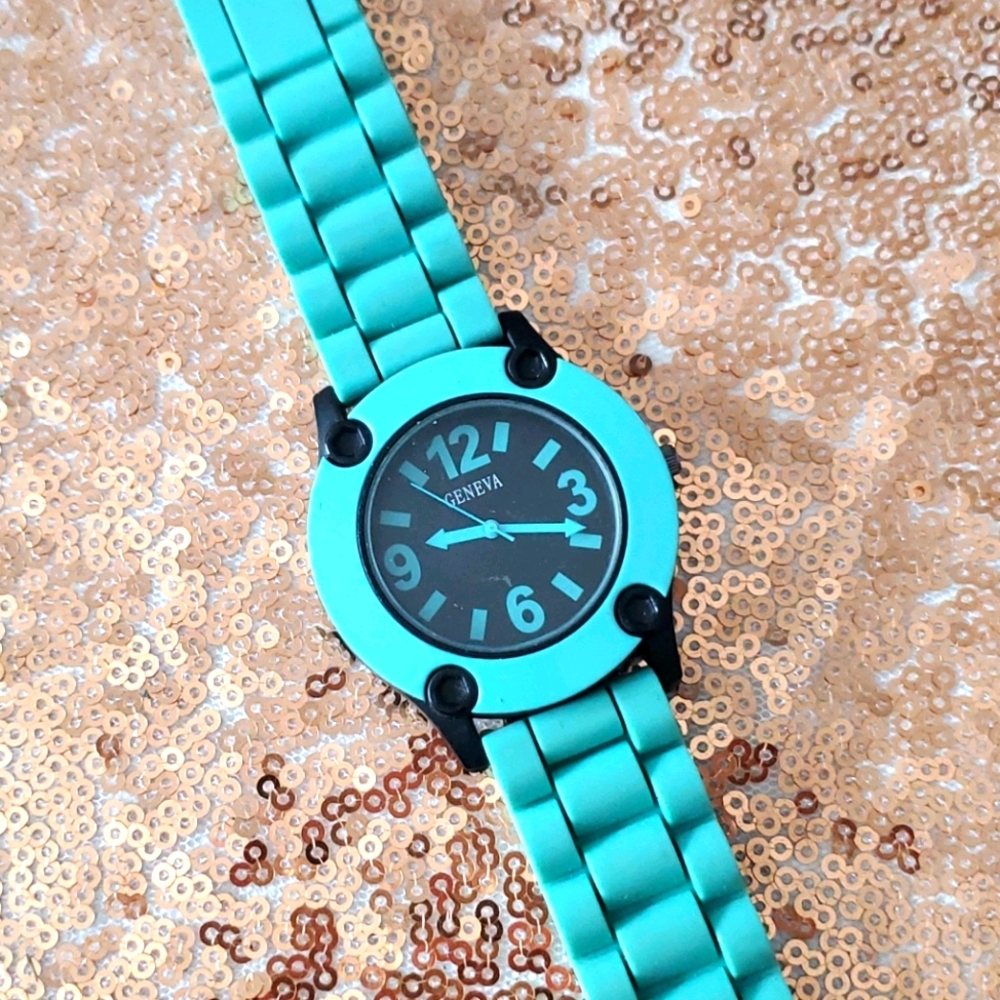 Geneva Turquoise Fashion Watch